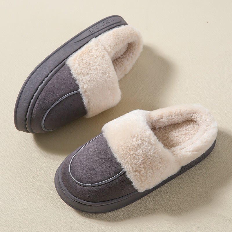 Lucinida - Chaussons pelucheux confortables et élégants pour dames