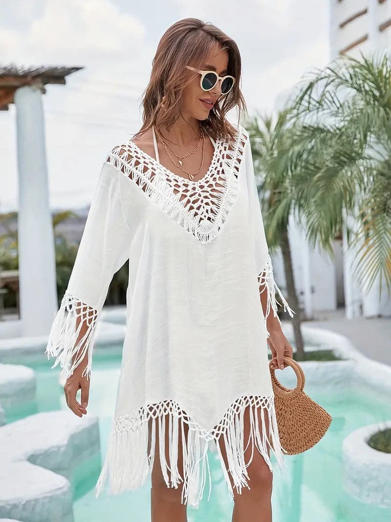 Tala - Magnifique robe à franges pour l'été