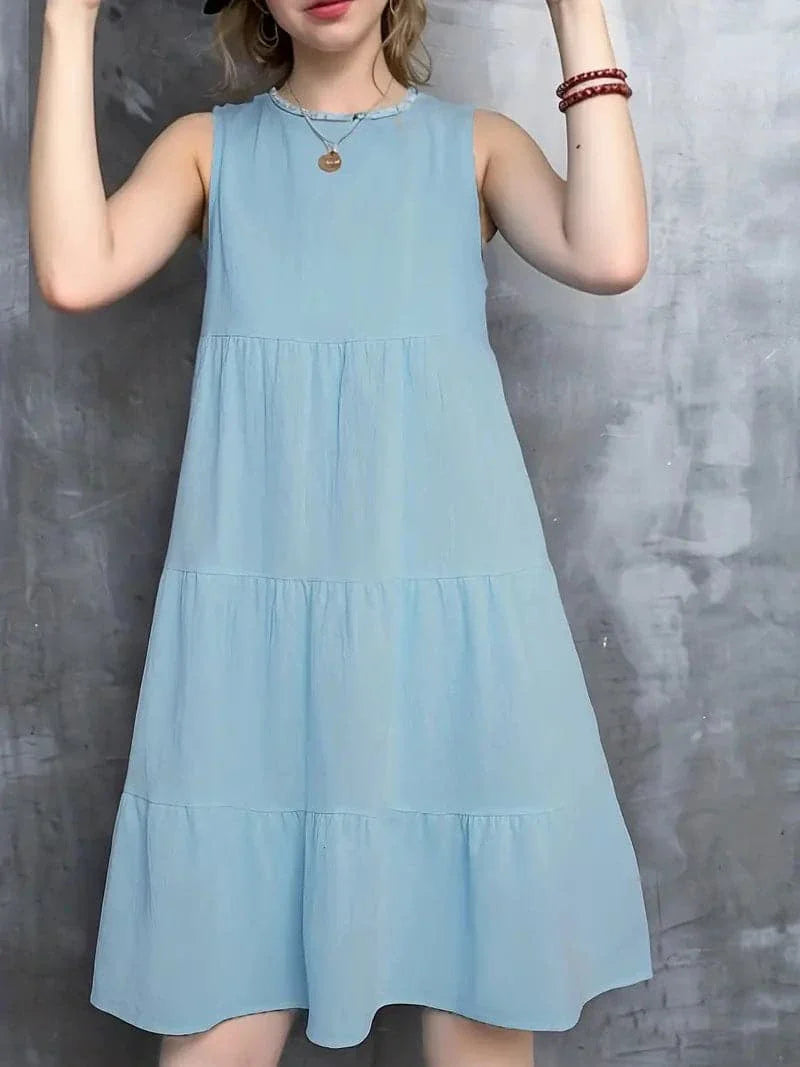 Luisa - Robe ample à col rond