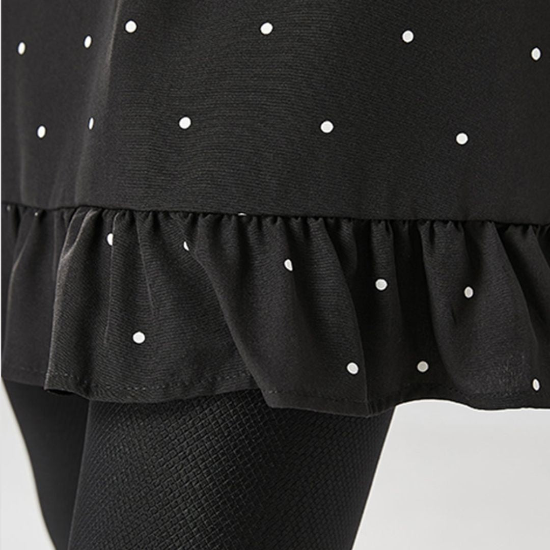 Lola | Blouse à Pois avec Volants Élégants pour Femmes