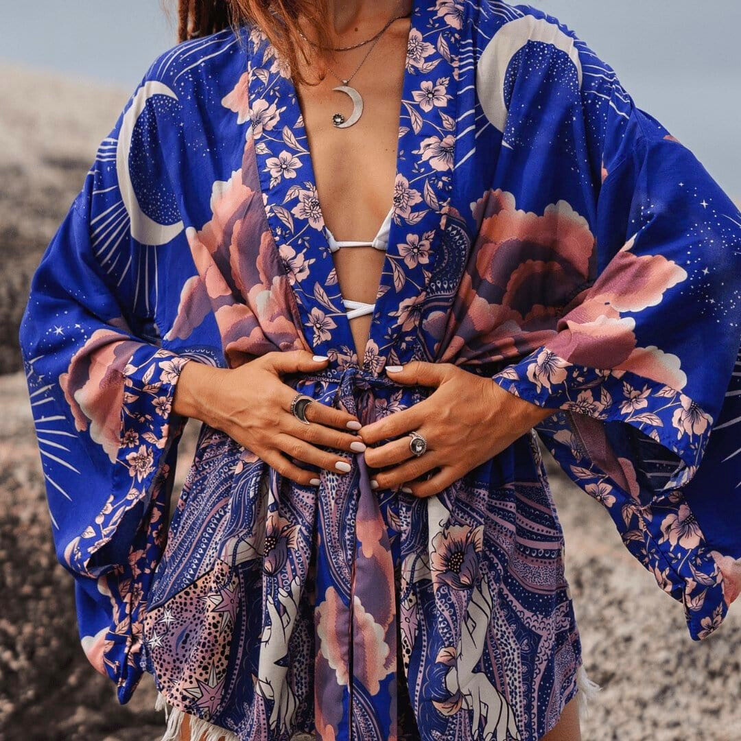 Lunaire | Kimono avec Tissu Aéré et Couleur Élégante pour Femmes