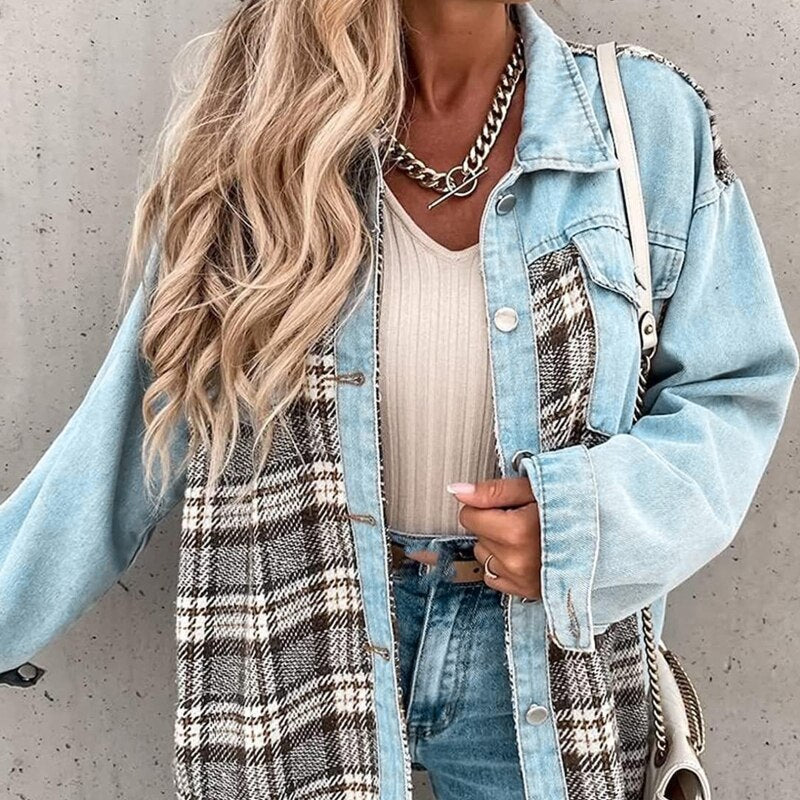 Sélène | Veste en jean avec Style Élégant et Confort Optimal pour Femmes