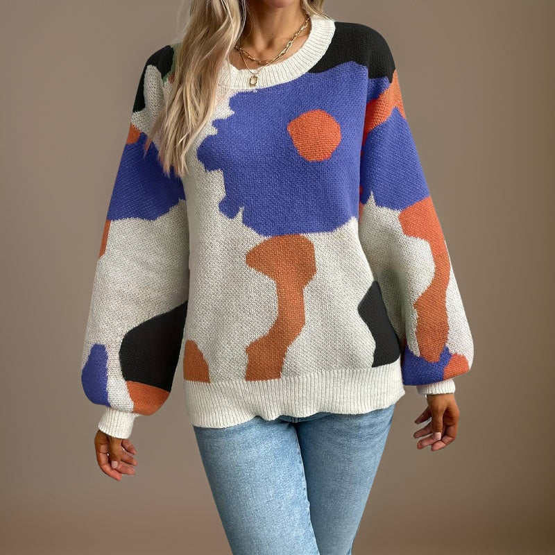 Lunaire | Pull Coloré avec Style Tendance et Confort pour Femmes