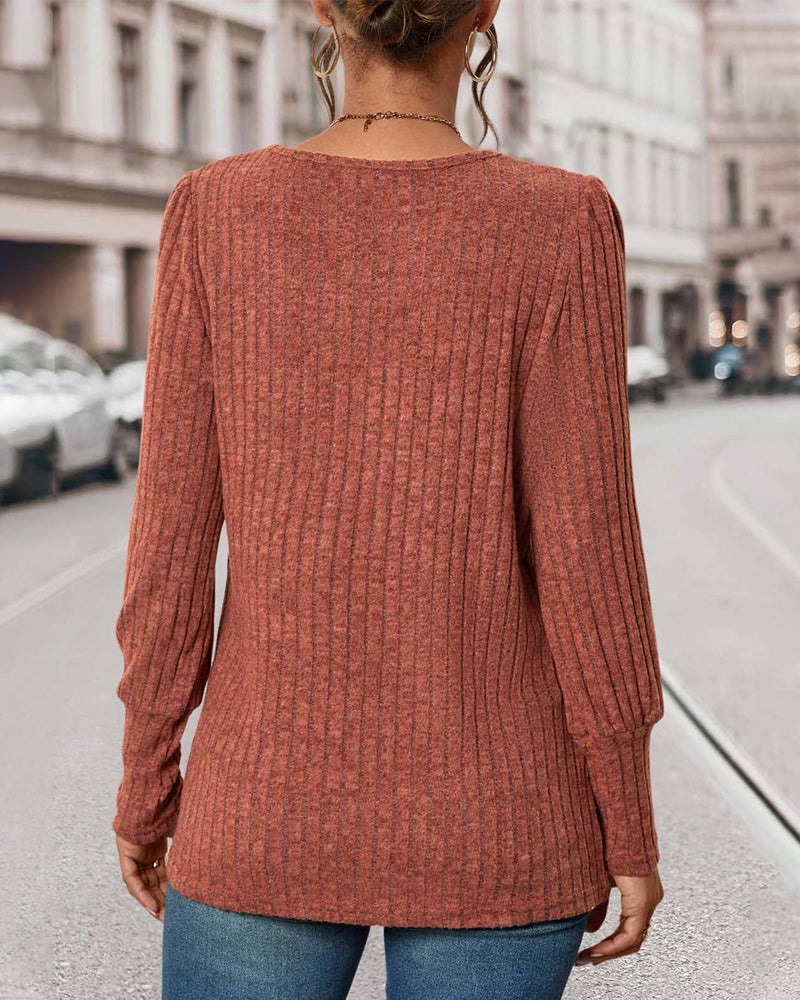 Lila | Haut en tricot élégant avec Design intemporel et Confort optimal pour Femmes