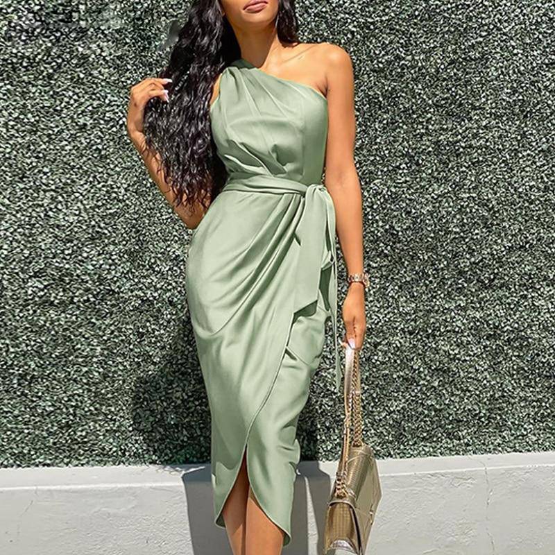 Boutique - Robe moulante élégante à une épaule