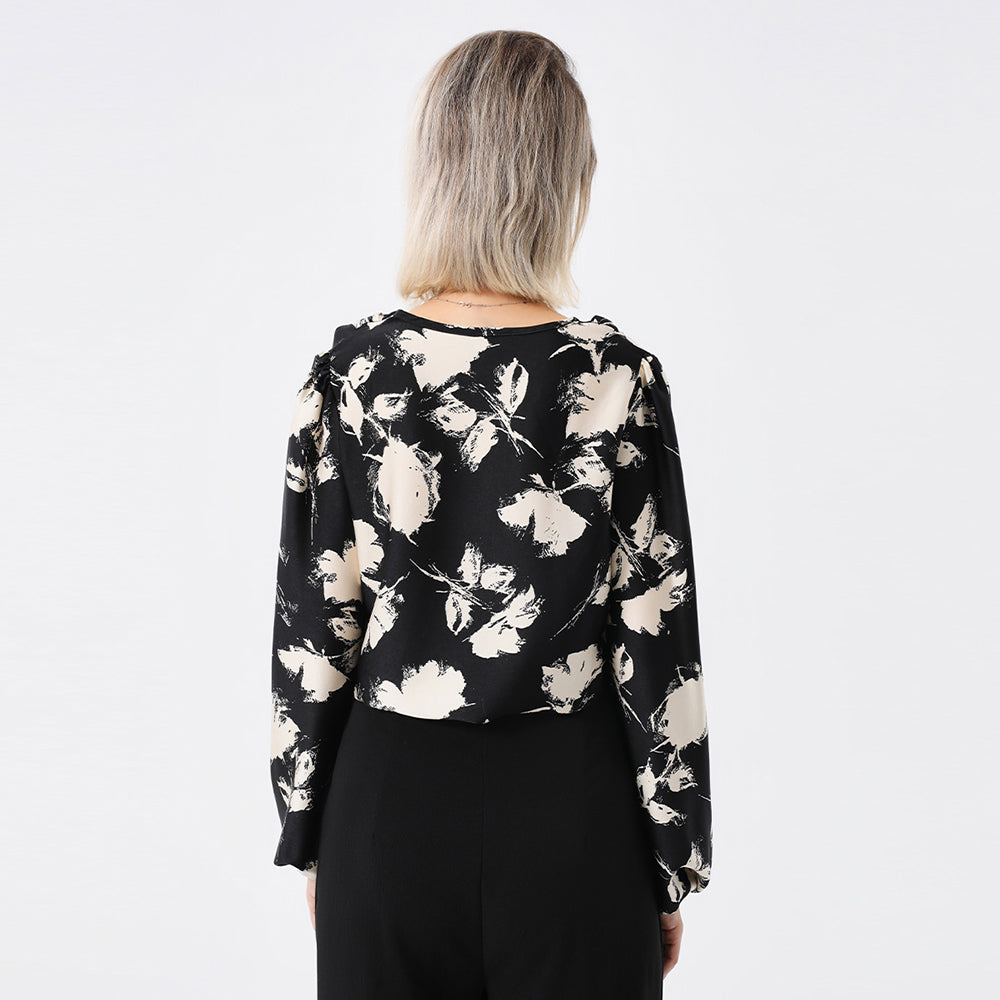 Mélodie | Blouse Élégante avec Imprimé Chic et Confort Optimal pour Femmes
