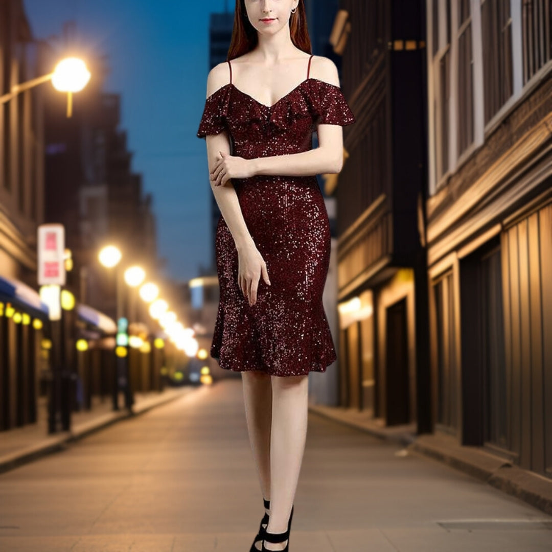 Léona | Robe de cocktail avec Design Exquis et Tissu de Haute Qualité pour Femmes