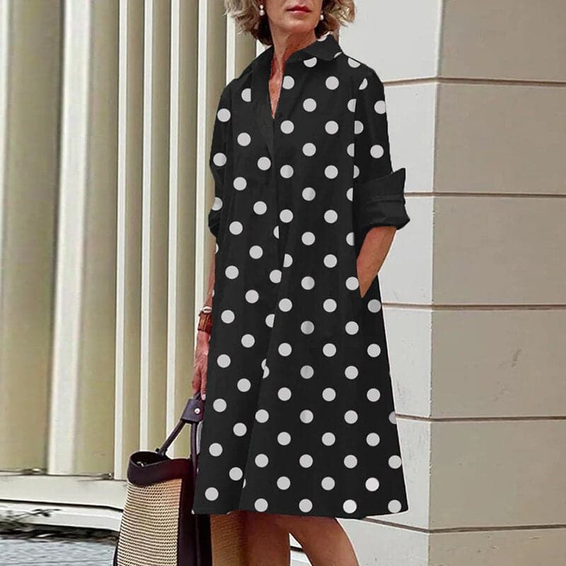 Jonna - Magnifique robe chemisier ample pour les journées chaudes