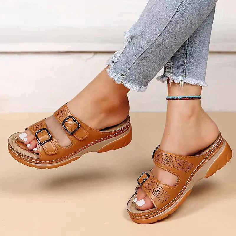 Noa | Sandales de luxe en perles pour un confort ultime