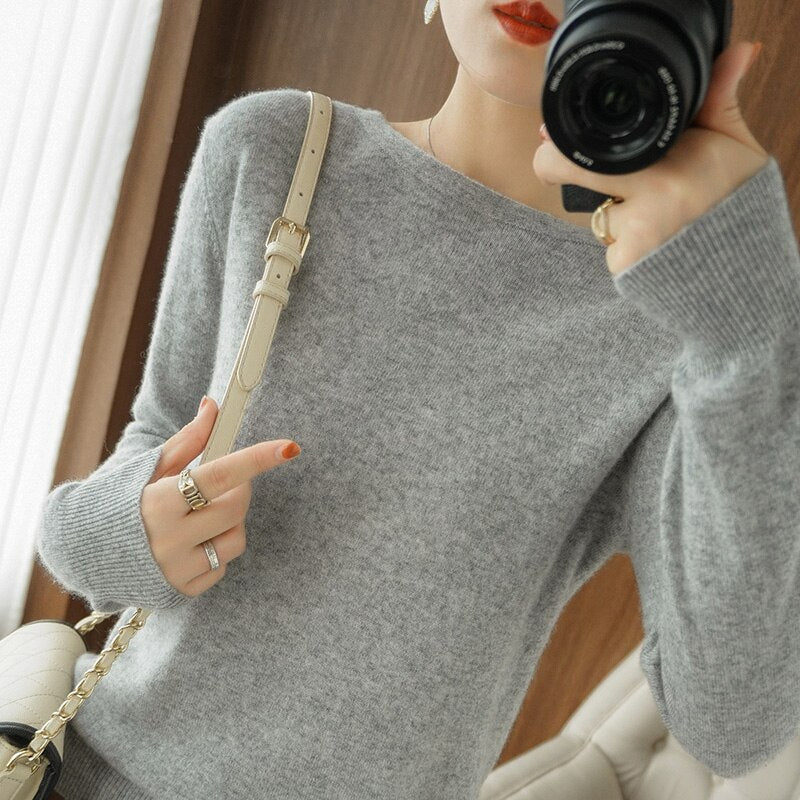 Léonie | Pull en Cachemire avec Douceur Luxueuse et Design Élégant pour Femmes