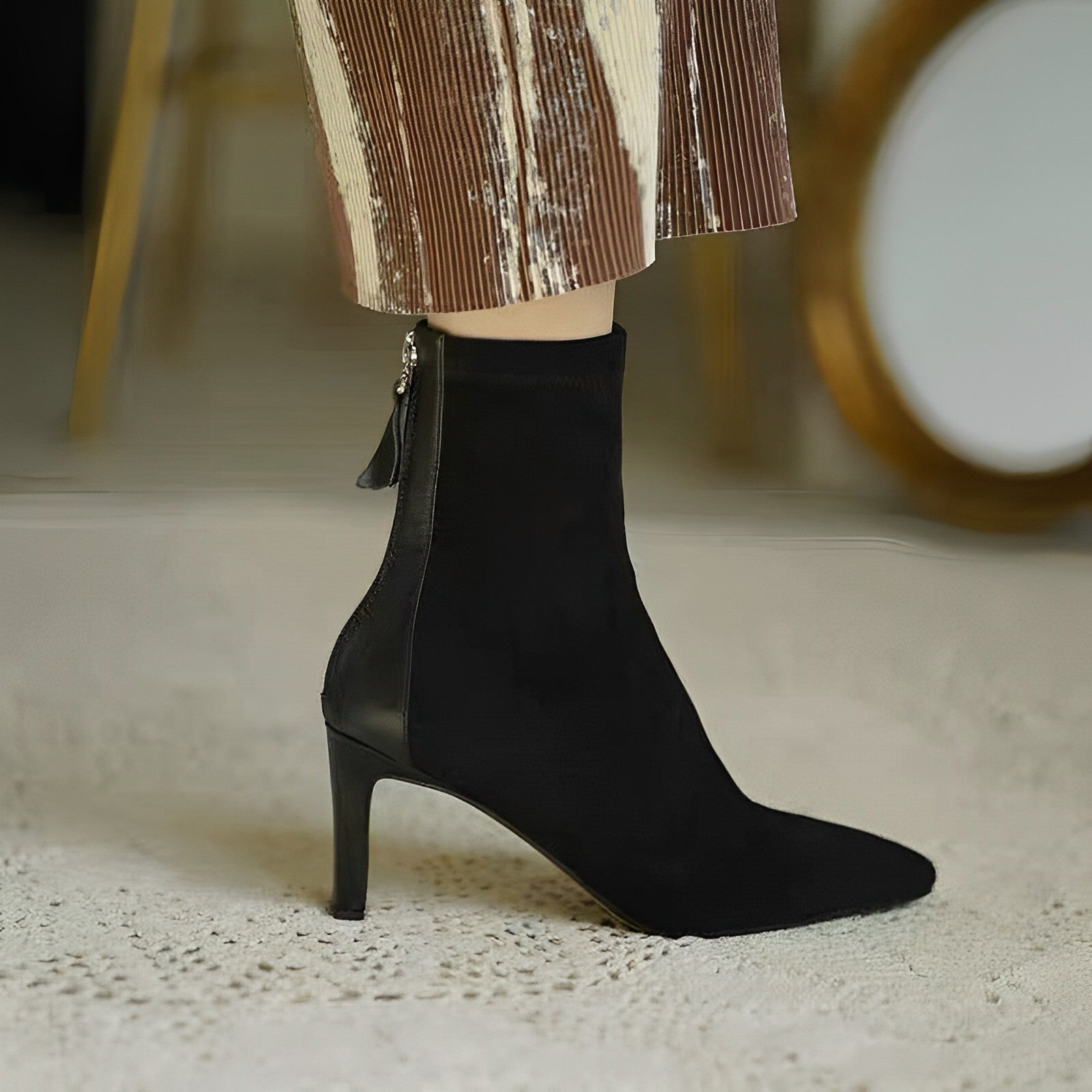 Vivienne - Bottes élégantes à fermeture éclair pour femmes avec style