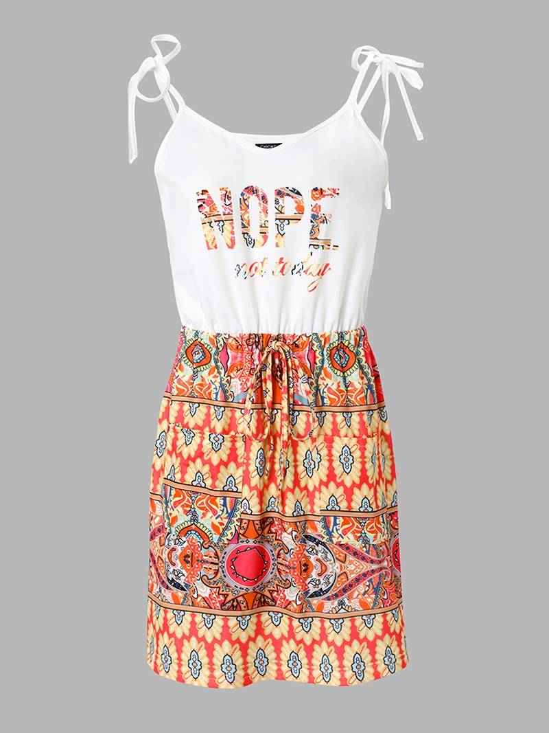 Léonie | Robe Cami avec Imprimé Floral et Détails Élégants pour Femmes