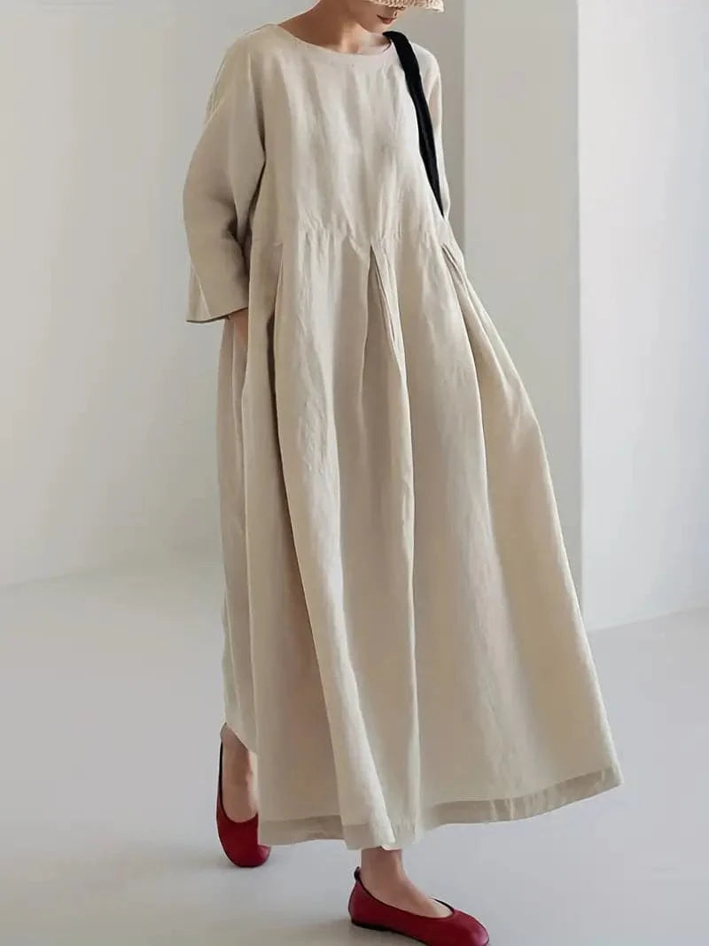 Era - Robe longue ample en finition de haute qualité