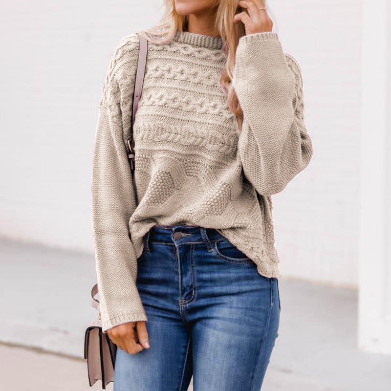 Lina | Pull Tricoté avec Imprimé Floral et Confortable pour Femmes