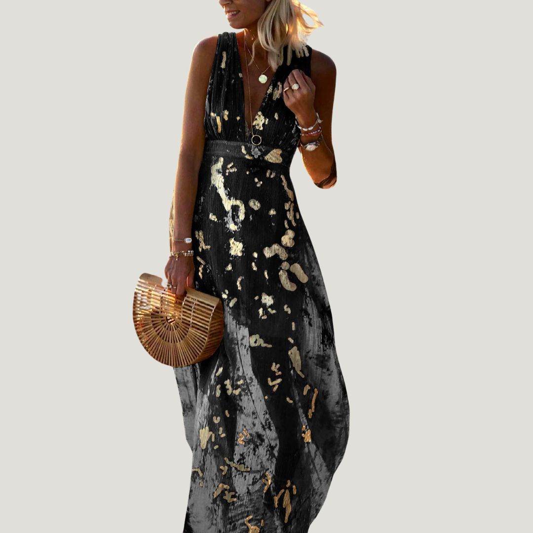 Isabella | Robe fluide avec Paillettes Éblouissantes pour Femmes