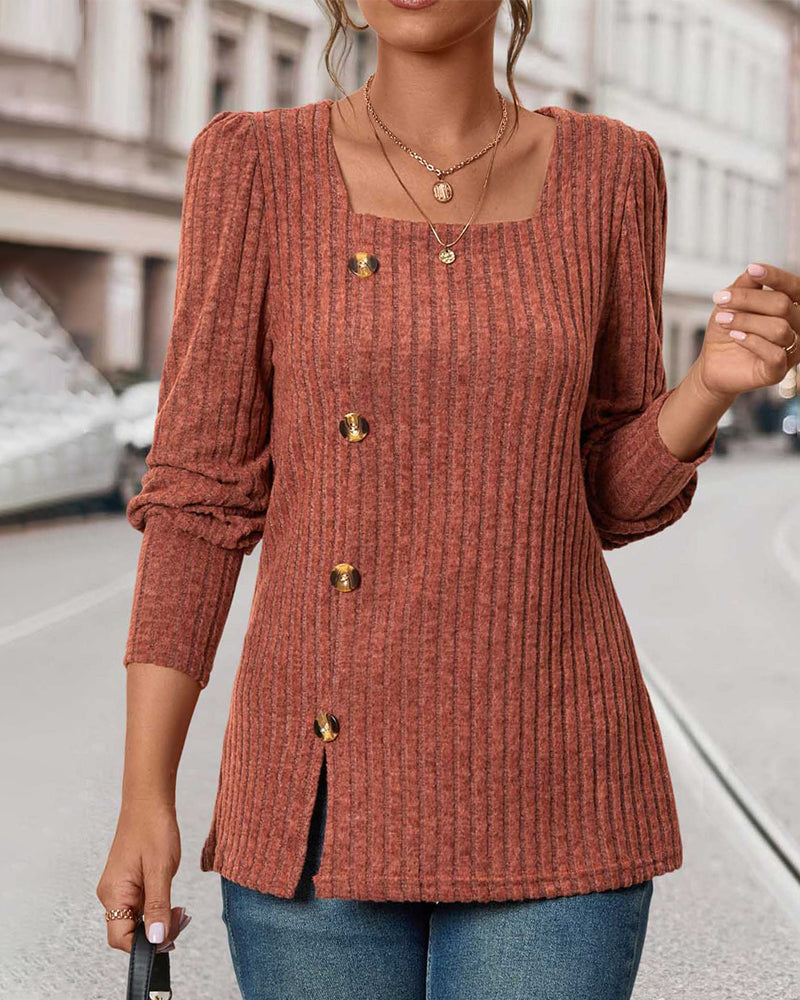 Lila | Haut en tricot élégant avec Design intemporel et Confort optimal pour Femmes