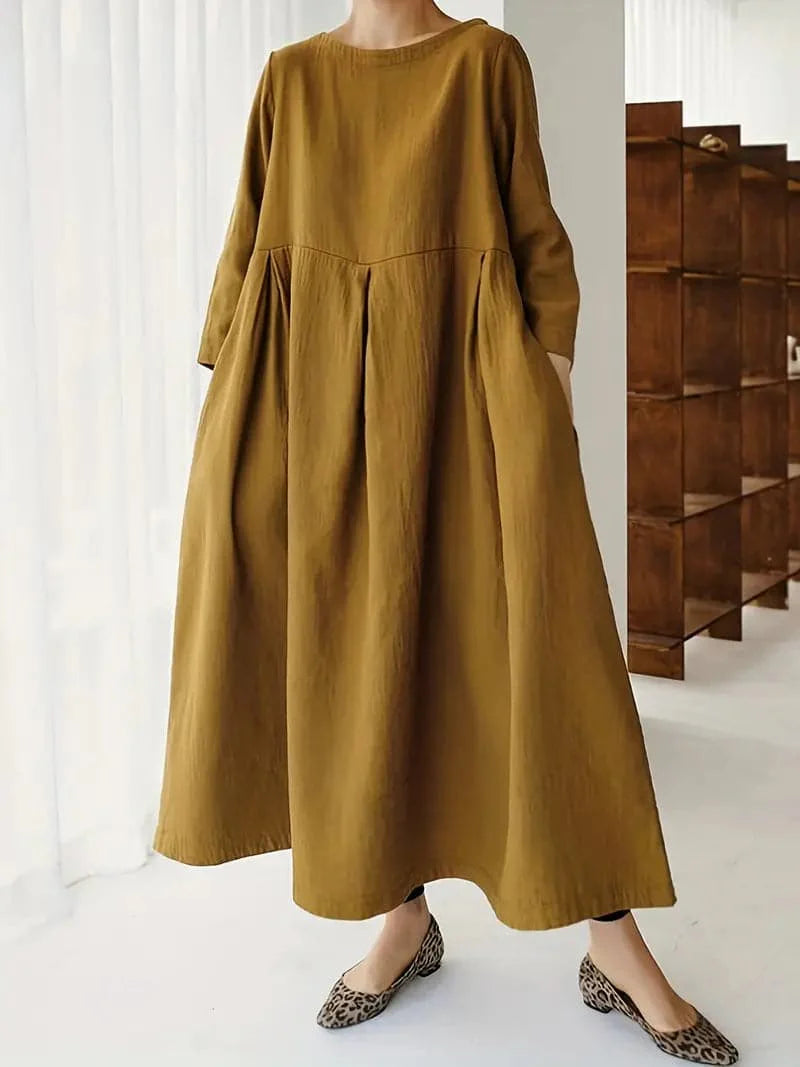 Era - Robe longue ample en finition de haute qualité