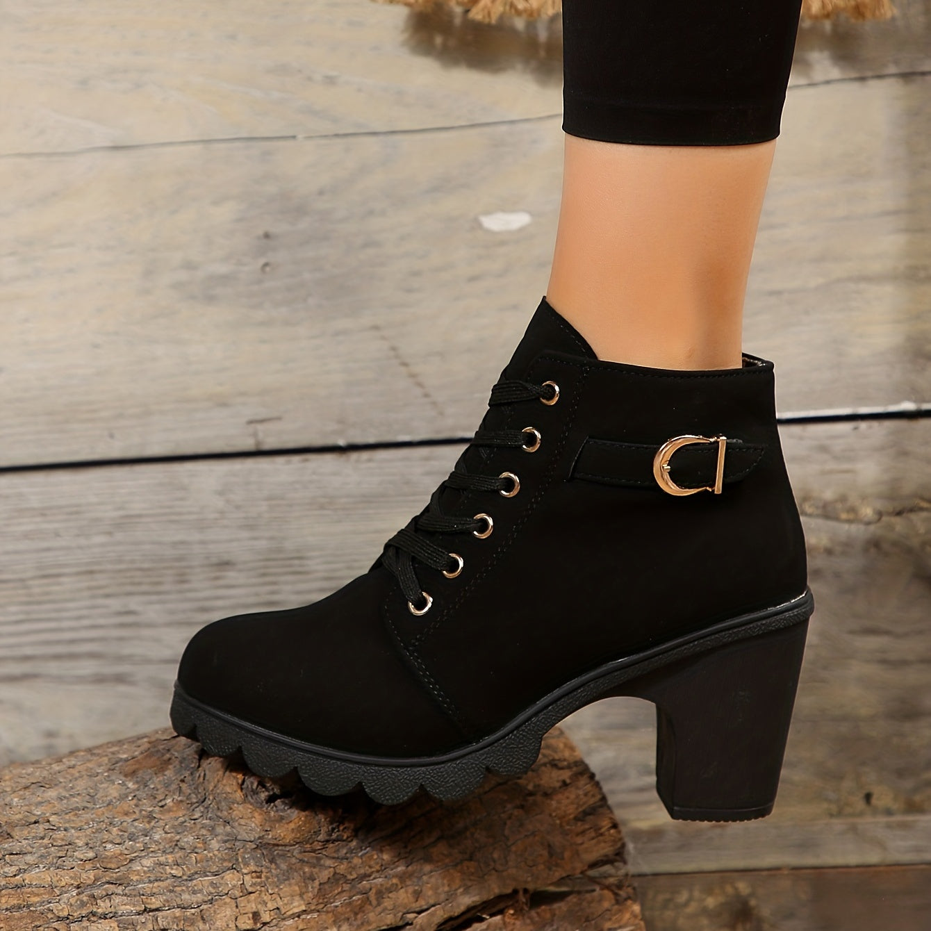 Ruthalia - Bottes à talons élégantes pour femmes