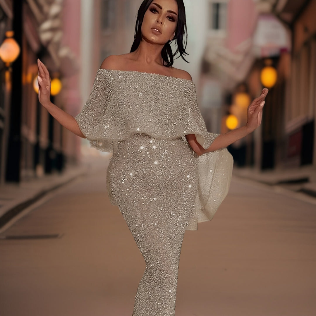 Elysia | Robe de soirée avec Silhouette A-ligne et Tissu de Haute Qualité pour Femmes