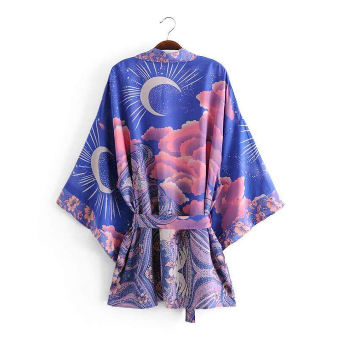 Lunaire | Kimono avec Tissu Aéré et Couleur Élégante pour Femmes