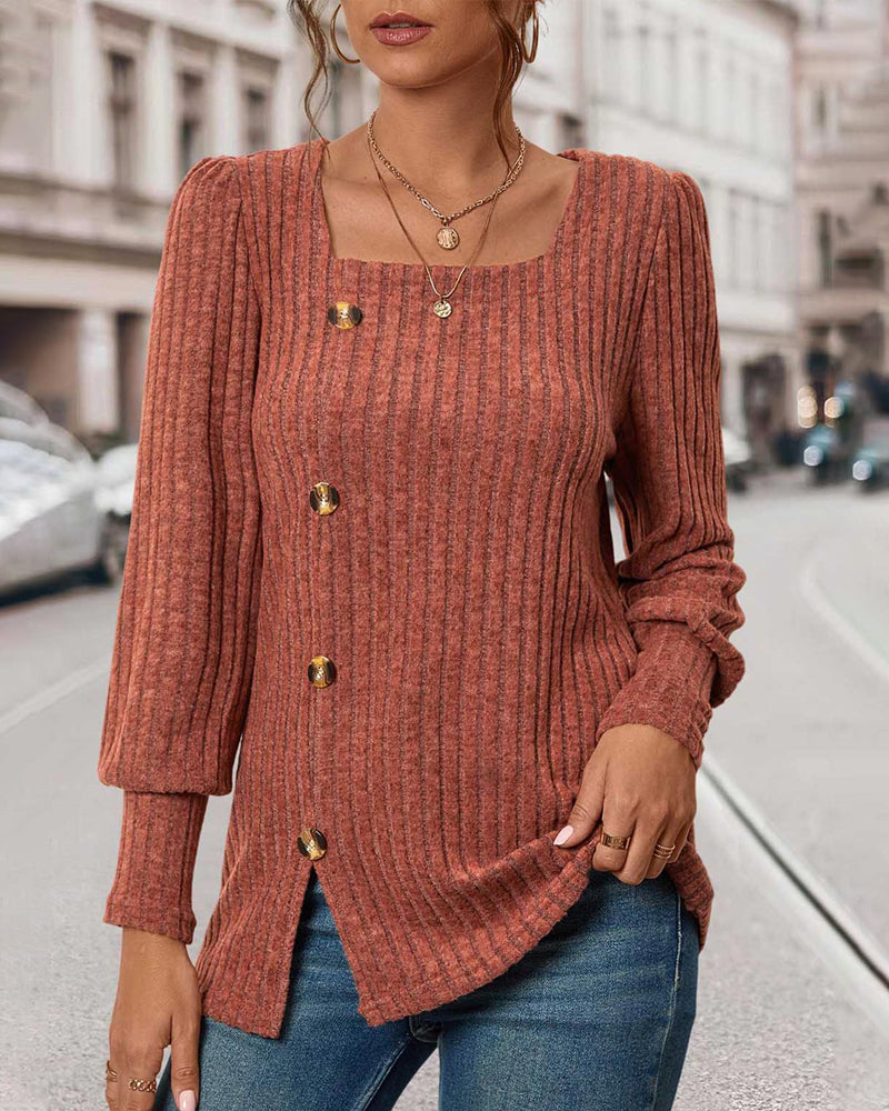 Lila | Haut en tricot élégant avec Design intemporel et Confort optimal pour Femmes