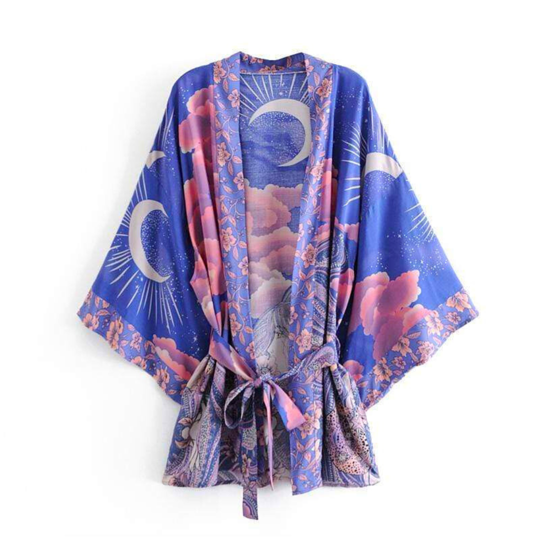 Lunaire | Kimono avec Tissu Aéré et Couleur Élégante pour Femmes