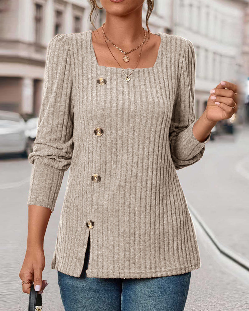 Lila | Haut en tricot élégant avec Design intemporel et Confort optimal pour Femmes