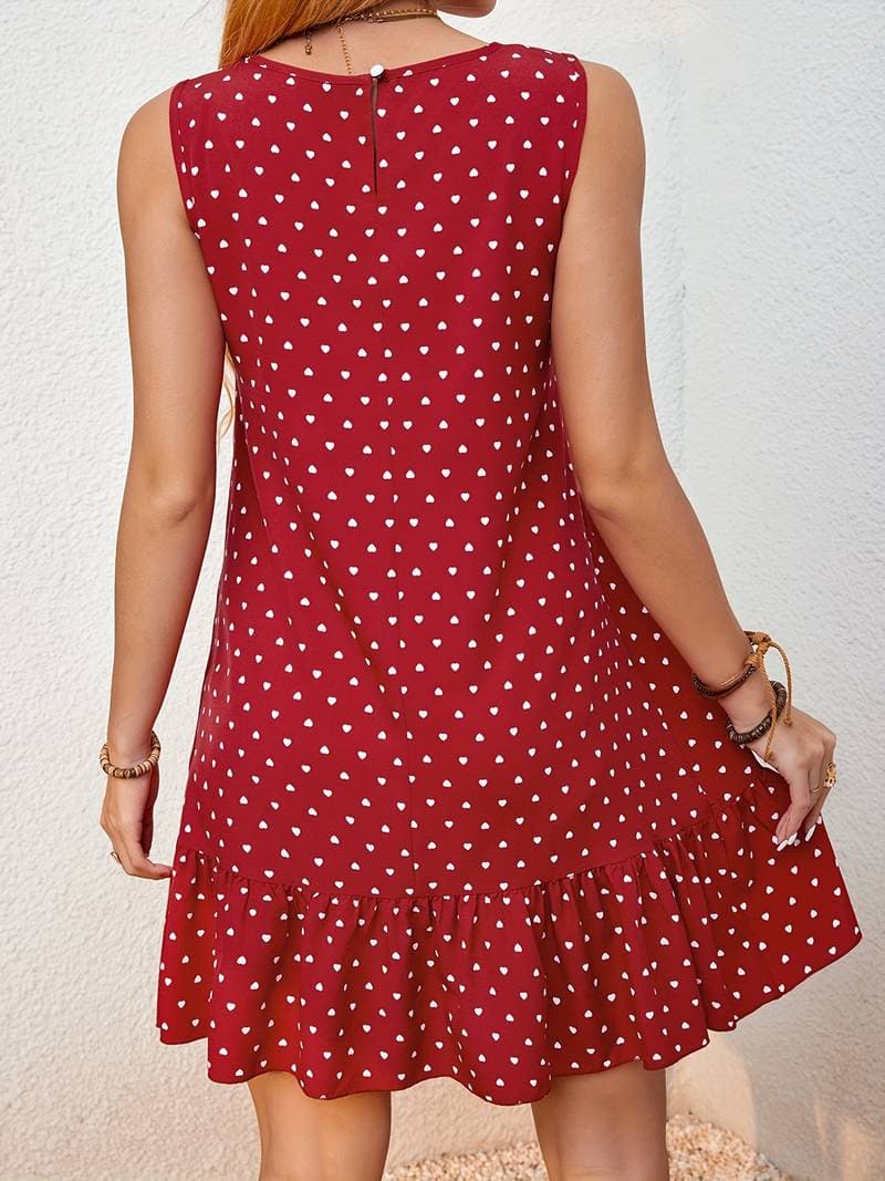 Naomi - Robe courte de qualité supérieure à motif à pois
