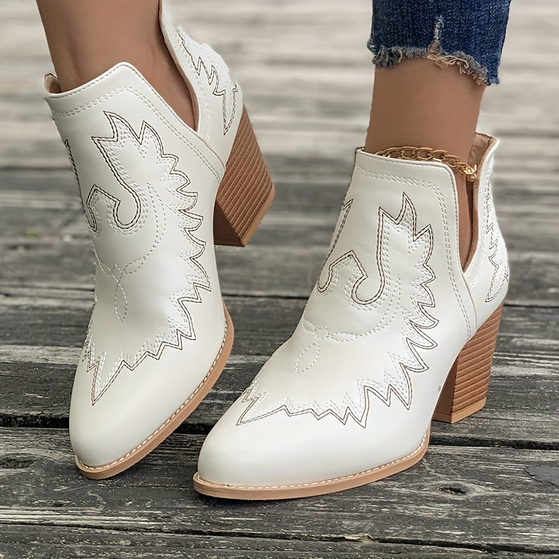 RetroVibe | Bottines à talon aiguille pour femmes