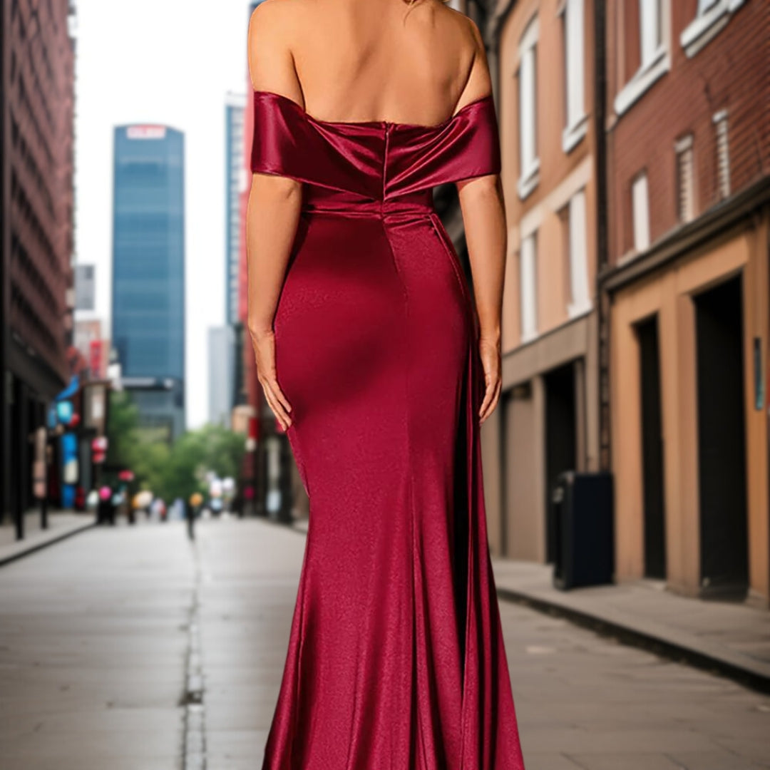 Léonie | Robe de bal élégante avec Tissu de Haute Qualité et Motifs Uniques pour Femmes