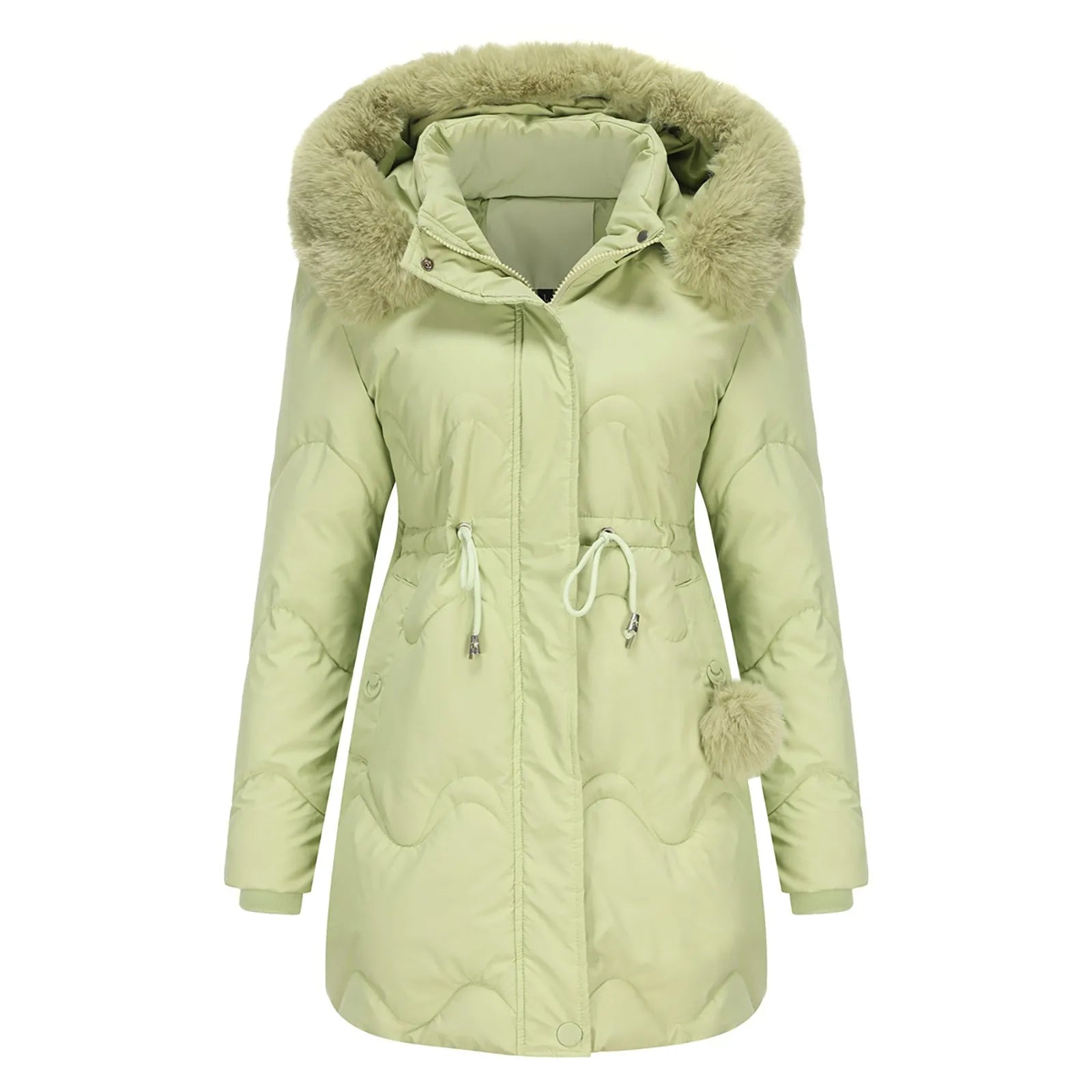 Nora | Veste d'hiver avec Doublure en Polaire et Design Chic pour Femmes
