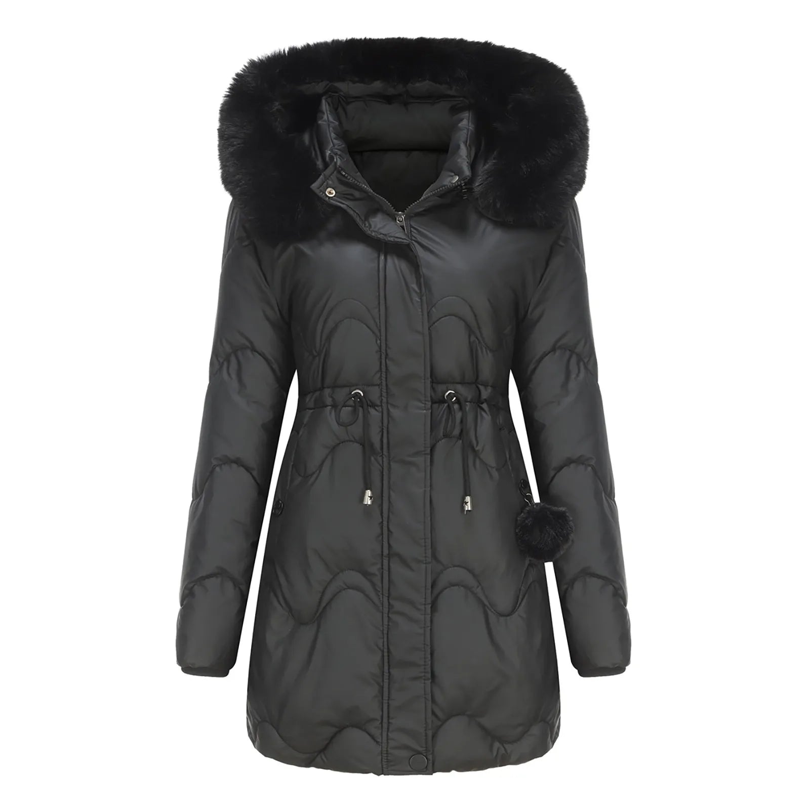 Nora | Veste d'hiver avec Doublure en Polaire et Design Chic pour Femmes