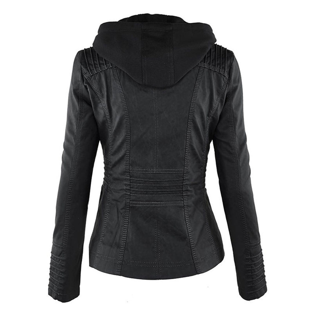 Livia | Veste en Cuir avec Doublure Thermique et Élégance pour Femmes