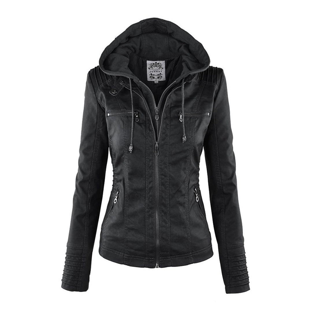 Livia | Veste en Cuir avec Doublure Thermique et Élégance pour Femmes