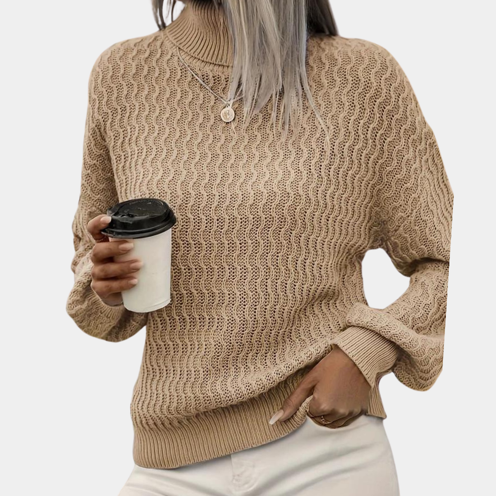 Diana | Pull Col Roulé Classique pour Femmes