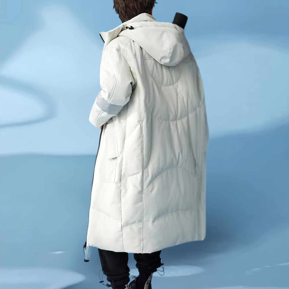 CLEMENT - Manteau d'hiver protecteur avec capuchon pour hommes