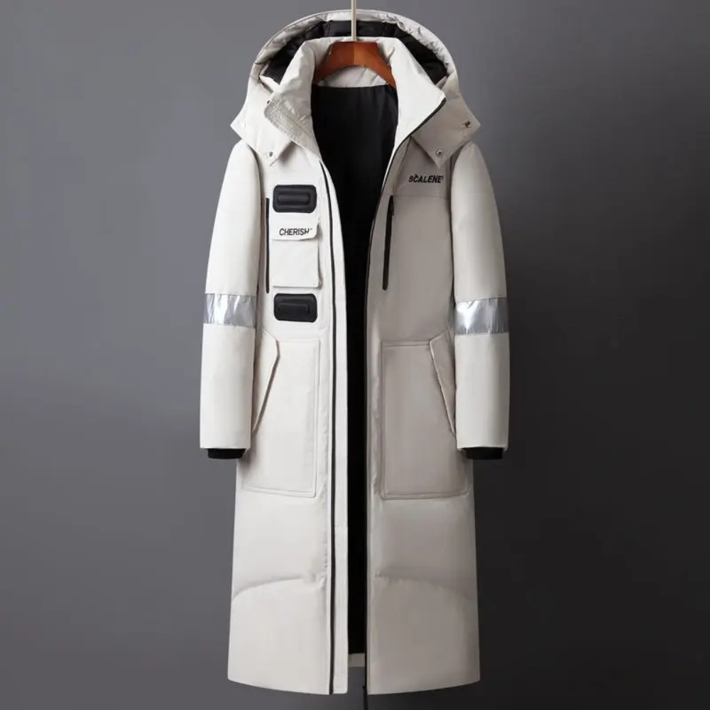 CLEMENT - Manteau d'hiver protecteur avec capuchon pour hommes