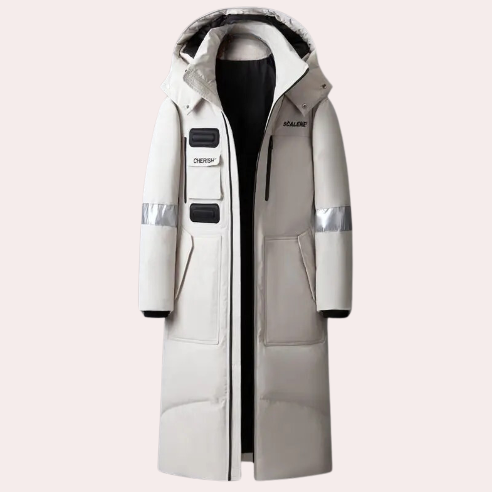 CLEMENT - Manteau d'hiver protecteur avec capuchon pour hommes