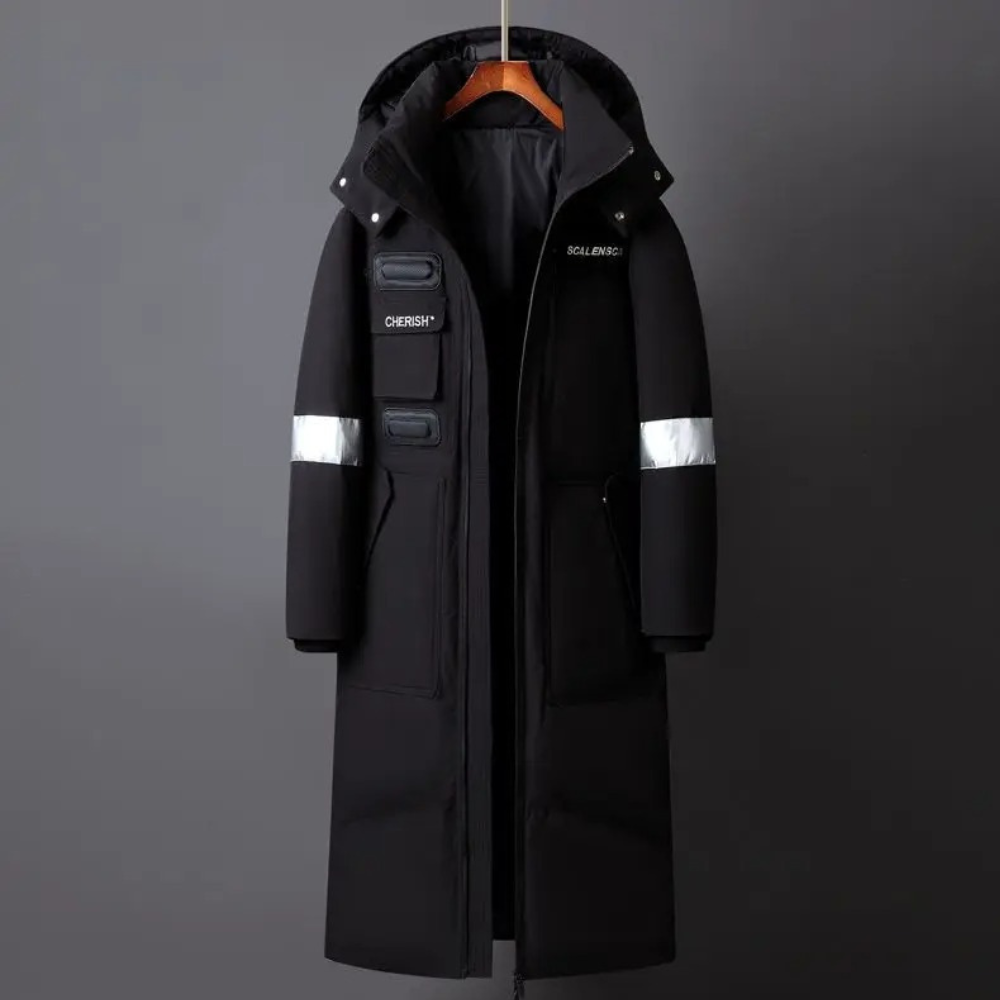 CLEMENT - Manteau d'hiver protecteur avec capuchon pour hommes