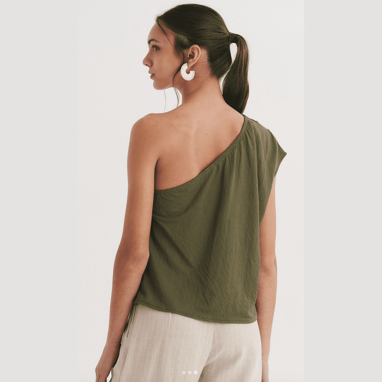Lina | Blouse à Épaules Nues avec Tissus Légers et Imprimés Floraux pour Femmes