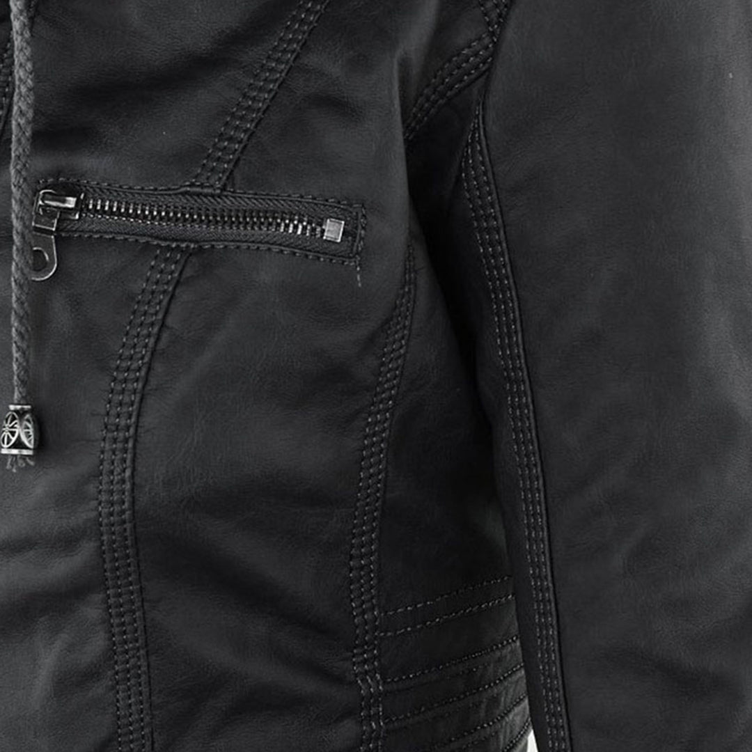 Livia | Veste en Cuir avec Doublure Thermique et Élégance pour Femmes