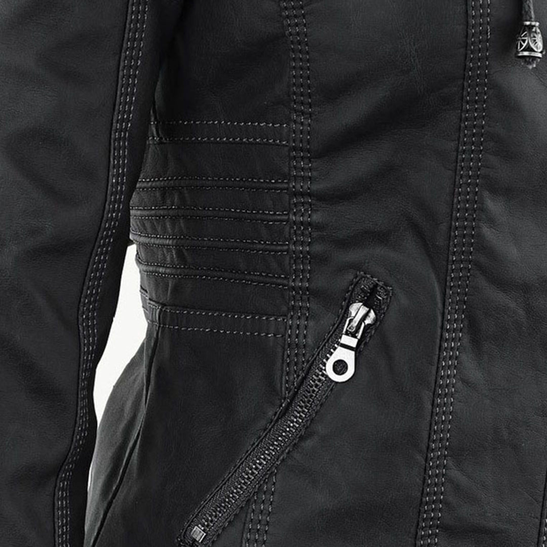 Livia | Veste en Cuir avec Doublure Thermique et Élégance pour Femmes