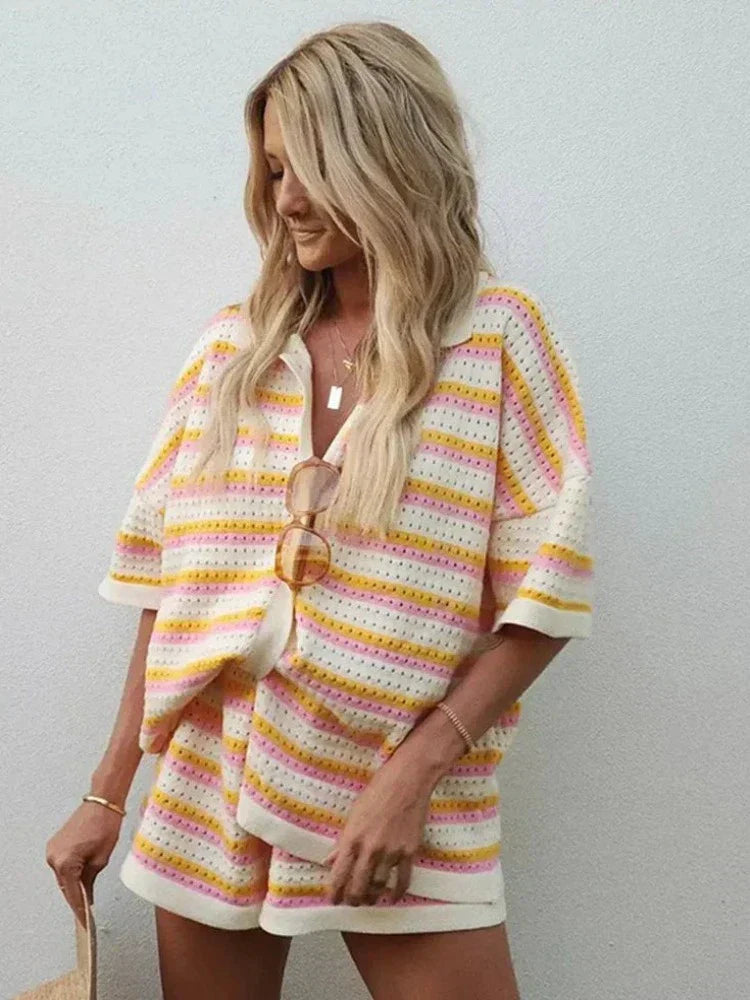 Léa | Ensemble Coordonné avec Tissu Respirant et Design Élegant pour Femmes