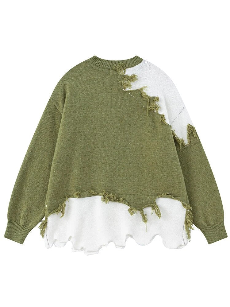 Léonie | Pull en Coton Vintage avec Élégance Intemporelle pour Femmes