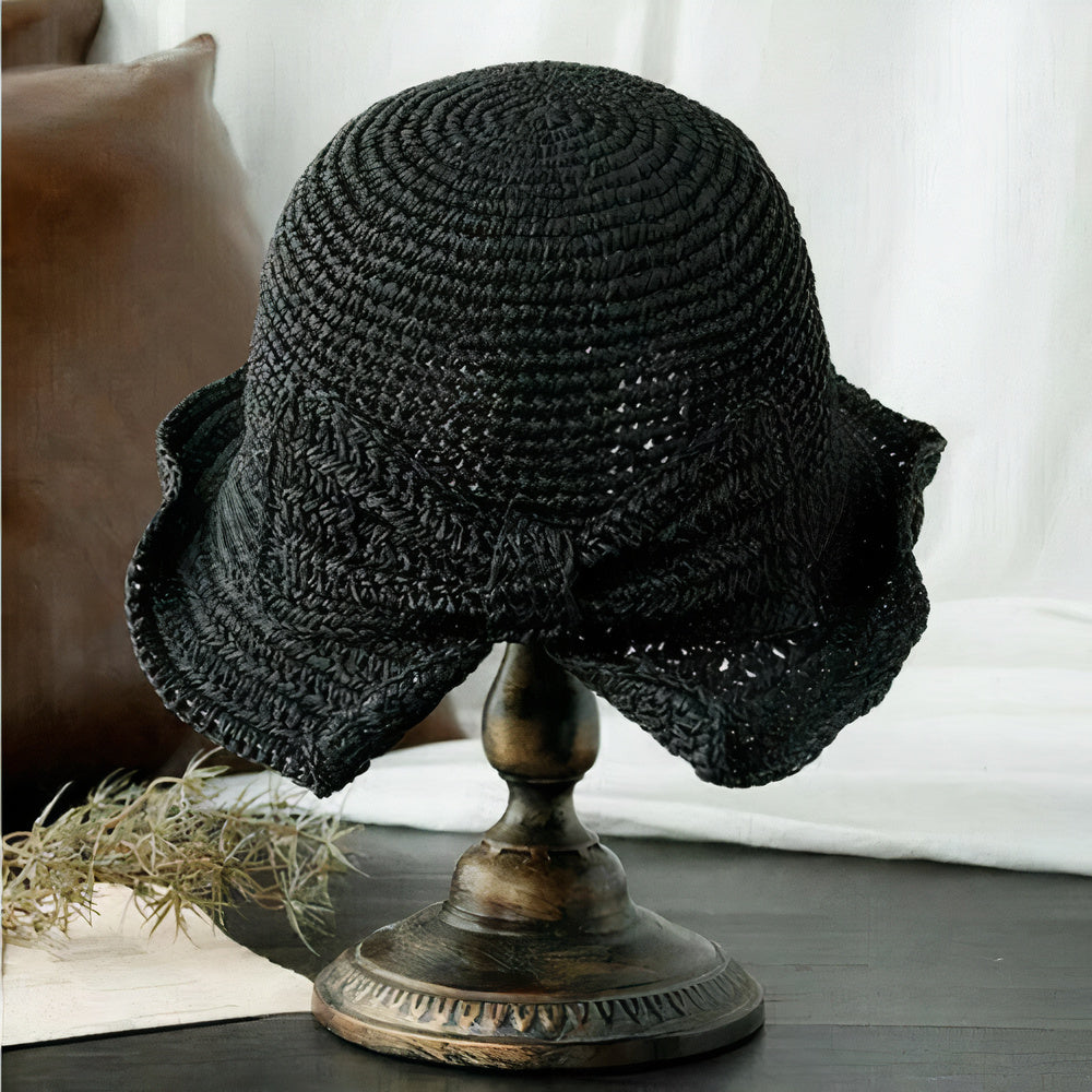 Elna - Chapeau d'été pliable avec nœud