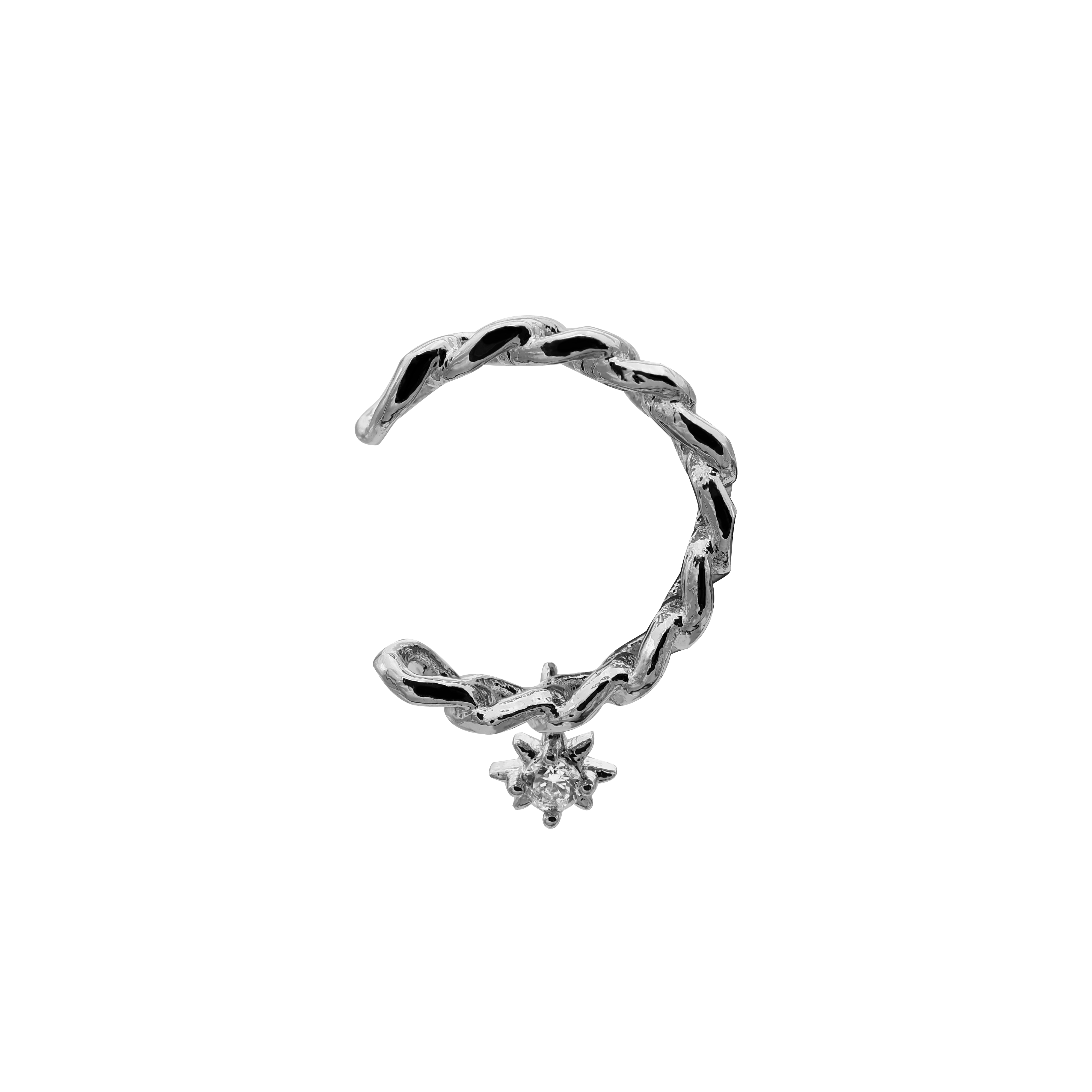 Lunaire | Earcuff avec Finition Plaqué Or et Design Étoile pour Femmes
