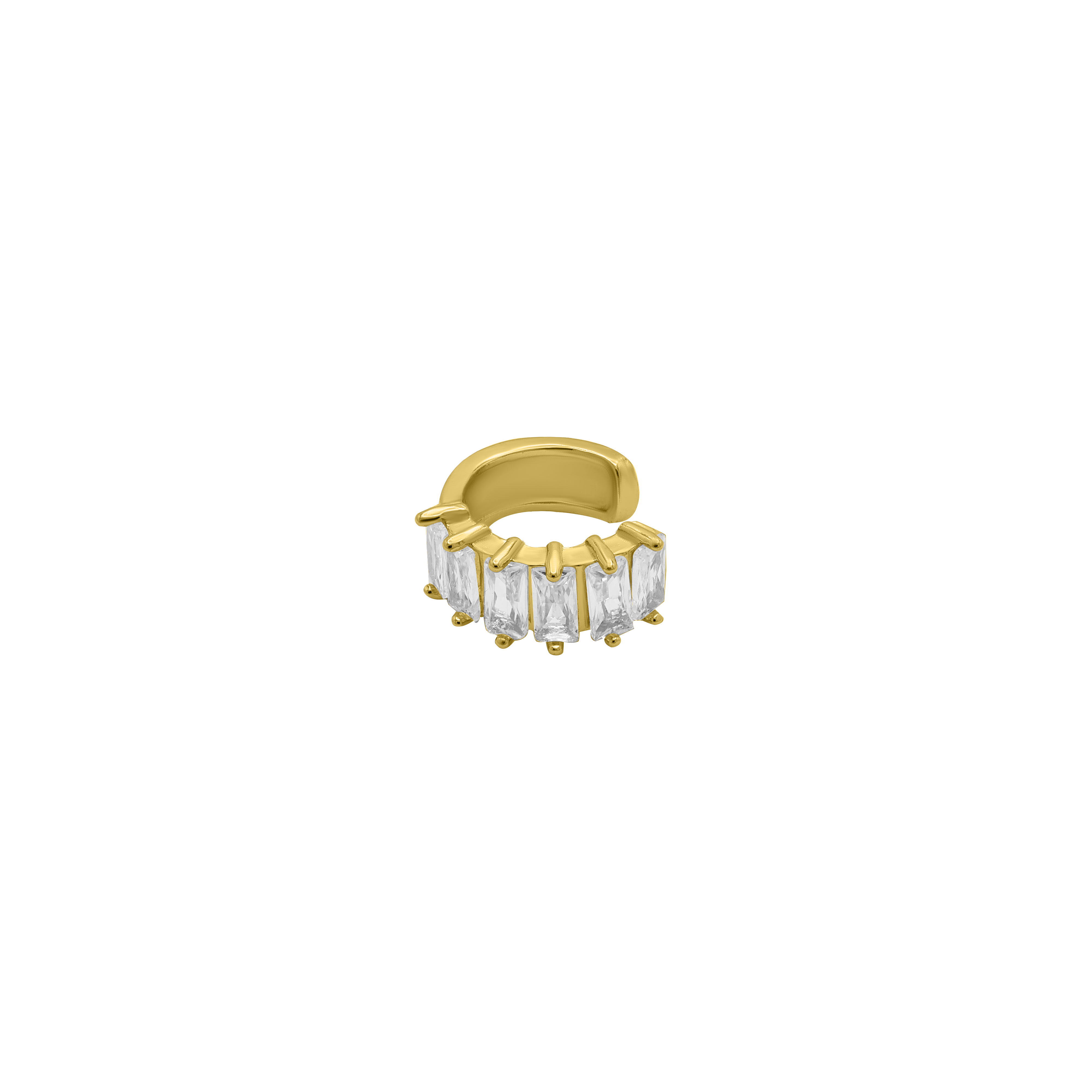 Lunaire | Earcuff en Cuivre Plaqué Or 14K avec Finition Élégante pour Femme