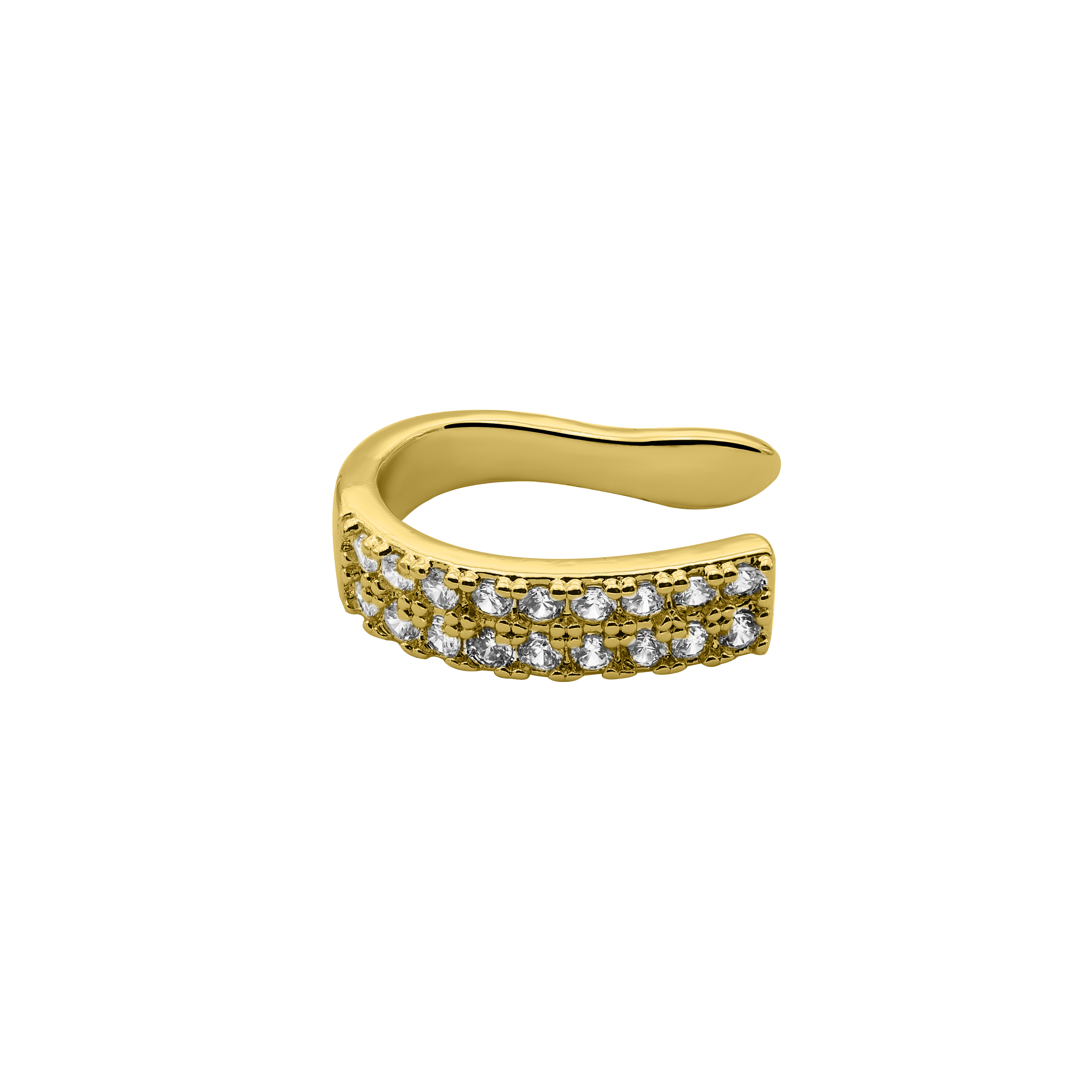 Sérénité | Earcuff avec Finition en Or 14K et Design Élégant pour Femmes