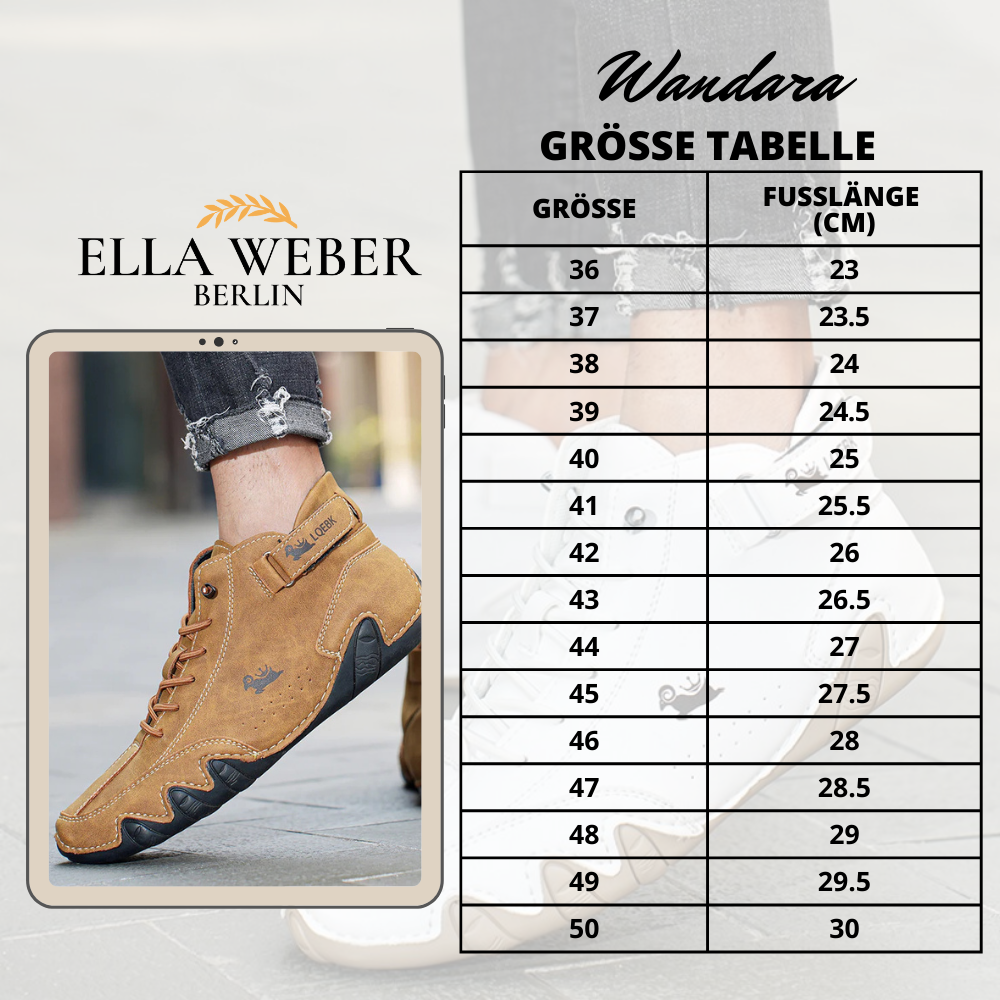 Matilda – Chaussures pieds nus en cuir véritable ultra-confortables et antidérapantes