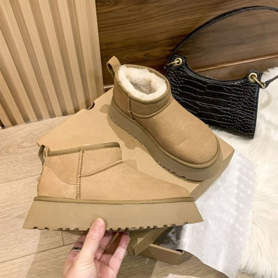 Sadiel - Bottes pour femmes luxueuses et confortables avec doublure en fourrure douce